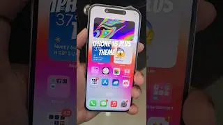 New iPhone 😱😱 15 Plus Theme #apple