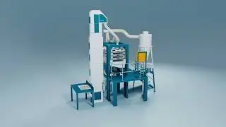 Industrial 3D Animation: Roff Milling Machine Visualization | 3D Mechanical Artist