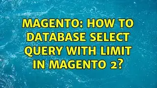 Magento: How to database select query with limit in magento 2?