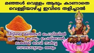 മഞ്ഞൾകൊണ്ട് ഈ കാര്യങ്ങൾ ചെയ്താൽ ഞെട്ടിക്കുന്ന ഫല സിദ്ധി