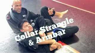 Collar Strangle & Armbar