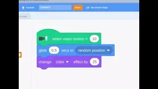 MakerFun LIVE: Video Sensing Game in Scratch