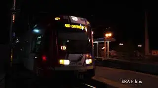 UTA Trax at night