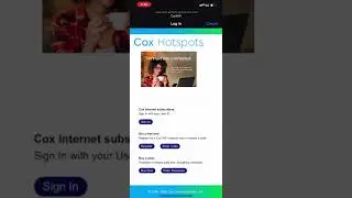 How to login to Cox Wi-Fi network