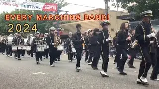 Every marching band at the 2024 Bremerton Armed Forces Day Parade