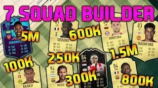 FIFA 20 SQUAD BUILDER 100K 250K 300K 600K 800K 1.5M 5M SQUAD BUILDER FUT CHAMPIONS TEAMS