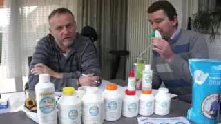 Rene i Joeri Geukens (Belgia) - ciekawe produkty dla gołębi - 11.02.2016r.