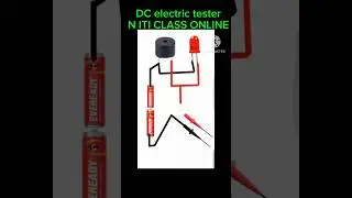 DC continuity tester connection circuit diagram #electrical #ytshorts #election #viralshort #shots