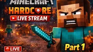 Live streaming of AD gamerz_official Minecraft hardcore series part 1 😱😱😱🙏