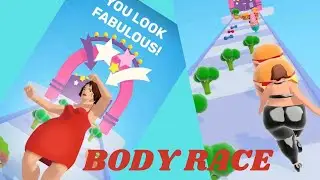 BODY RACE ALL LEVEL GAMEPLAY NOOB VS HACK Android e Ios #Shorts
