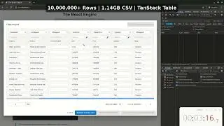 10 Millions Rows in Browser: The 