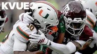Aggies' national title hopes end in 10-3 loss to Miami at Kyle Field