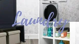 SMALL LAUNDRY ROOM MAKEOVER & ORGANIZATION TOUR