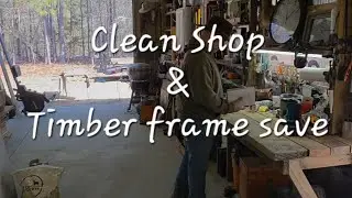 Cleaning shop and timber frame save #diy #cleaning #life