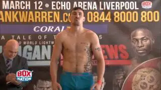 MATTY ASKIN v SIMON BARCLAY - OFFICIAL WEIGH IN & HEAD TO HEAD /FLANAGAN v MATHEWS
