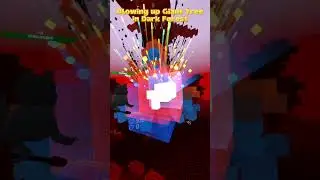 Blowing up the GIANT TREE in Animal Blocks Dark Forest VR #animalblocks #vr #gtag #tnt #quest3