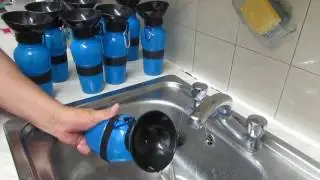 Aqua Dog Travel Water Bowl Bottle