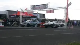 1500HP Mitsubishi Evo vs 1600HP Corvette C3 powered by VTG