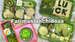 St. Patrick’s day ☘️ lunch compilations: Lonches de la semana de Samantha #schoollunch
