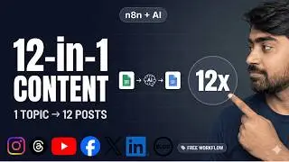 12-in-1 Content Planner Automation (n8n + Google Sheets + AI + Docs) | Full Tutorial