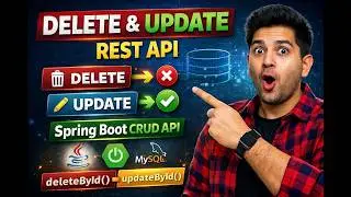 Spring Boot PUT & DELETE API Example | PUT & DELETE Mapping #springboot #java #yt #javabackend