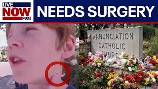 Minneapolis school shooting survivor has bullet fragment in his neck, needs surgery