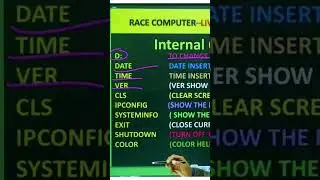 Top 10 COMMANDS | #rctigyan #rcti #excel #msdos #cmd #command #internalcommand @RCTIGyan