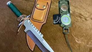 Commando LS1 (Replica) knife! Made by Daniele Mauro! Sheath made by Francesco Nova (Field test)