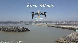 Suivez le drone. Visitez port Médoc à 3 altitudes différentes.