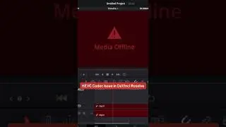 How to fix Media Offline in Davinci Resolve 18 | HEVC Codec issue fix | #davinciresolve #2024