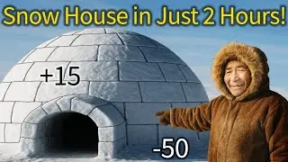 How do Inuit build a real igloo in just two hours?