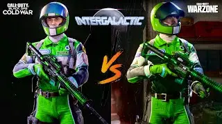 INTERGALACTIC BECK TEST PILOT Operator Skin Comparison | Cold War vs Warzone