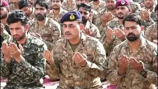 army chief spent  Eid with jawans at north Waziristan/briefed on security situation