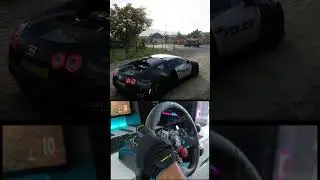 BUGATTI VEYRON - Police in FH 5 | LogitechG29 | #LogitechG29 #ForzaHorizon5gameplay #cars #fh5