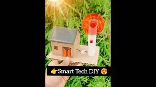 Solar House Working Model | DIY Solar Powered Fan Home Project | Science Exhibition Idea #solarfans