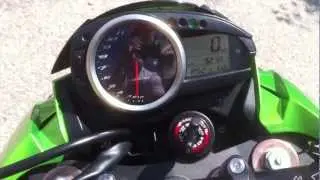 Kawasaki Z750R sweep - start up