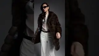 SABLE FUR COAT&mdash;QUIET LUXURY #furcoat #furfashion #fur #sablefur  #furjacket #sable#chinchillafur