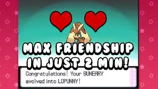 Friendship Underflow Tutorial - Pok&eacute;mon Diamond and Pearl Max Friendship Guide (Fast Evolutions)