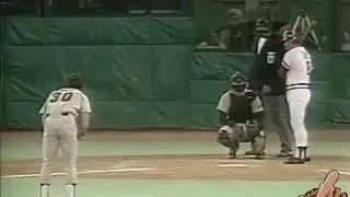 Baudilio D&iacute;az Cincinnati Reds 1985  3-1 y BB