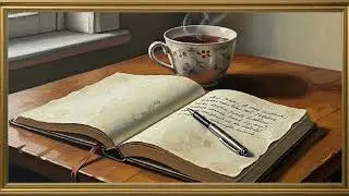 Framed Tv Art Screensaver | Journal Painting | Manifest Creativity | 8 Hours | TV Wallpaper