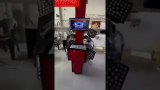 3D WHEEL ALIGNMENT MACHINE HAWK STAR #aliner #alignment #garageequipment  #wheelalignment