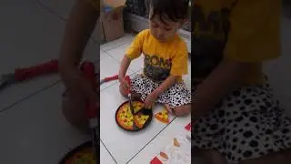 Pizza Toys | Set Mainan Potong Pizza | Pajak Mainan Cia Setiap Ikut Ke Pasar