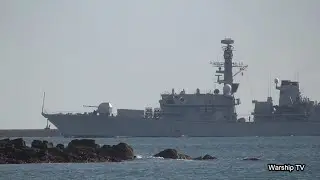HMS PORTLAND F79 IN PLYMOUTH SOUND 30.9.25 (HIGHLIGHTS)