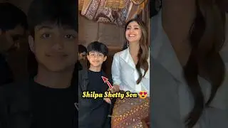 Shilpa Shetty handsome son viyaan 😍 #shilpashetty #son #bollywood #shorts