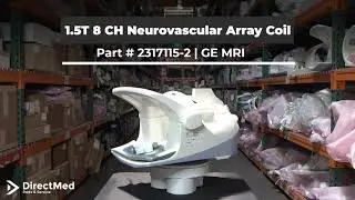 1.5T 8 Channel Neurovascular Array Coil Part # 2317115-2 | GE MRI