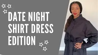 Easy date night outfit ideas | after work with a shirt dress