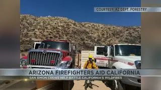 Arizona firefighters aid California crews