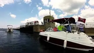 Trip from Charleston up through Pinopolis Lock