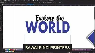 How To Design An Attractive Banner in Coreldraw for Travel Agency Business #GraphicDesign #Coreldraw