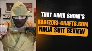 That Ninja Show reviews Bakezori Crafts Ninja suit. #costume #review #ninja #shinobi #martialarts